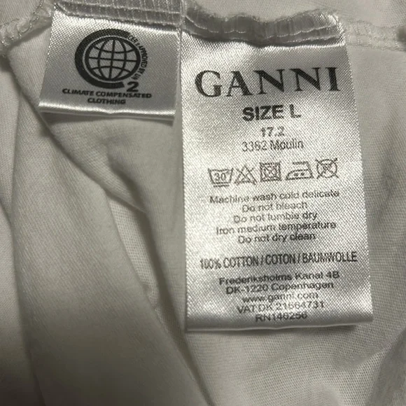 Ganni Graphic tee sz L - Picture 8 of 8